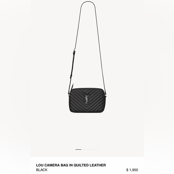 SAINT LAURENT LOU CAMERA BAG IN QUILTED LEATHER - Picture 16 of 17